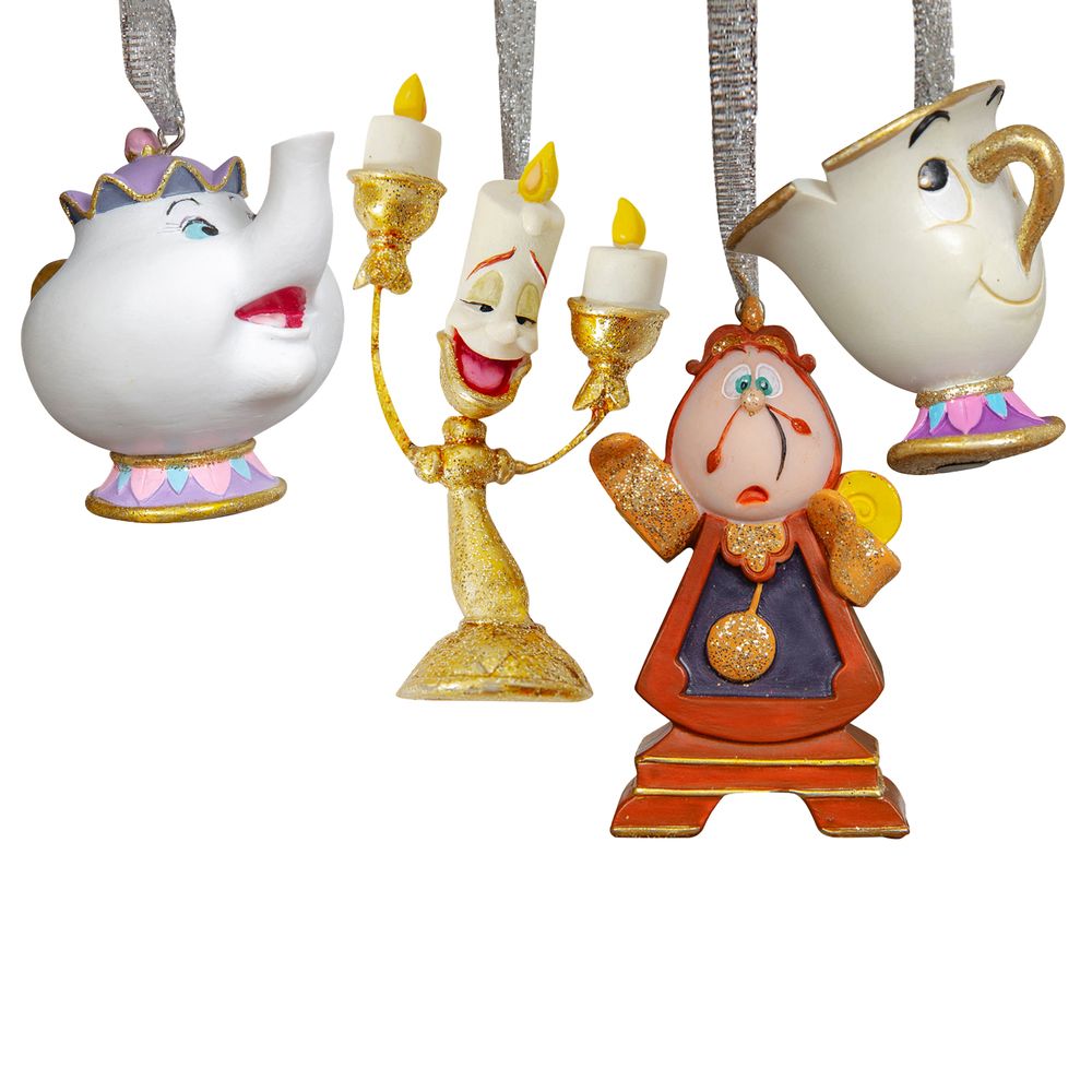 Disney - Set 4 Ozdob - Beauty and The Beast (Kráska a Zvíře)