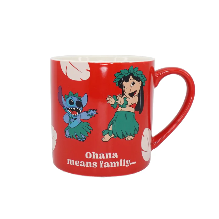 Disney - Hrnek - Stitch (Ohana means family)
