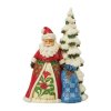 Santa by Tree with Toy Sack