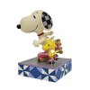 PEANUTS - The Wheel Deal (Snoopy Roller Skating Figurine)