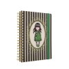 767GJ02 Gorjuss Classic Stripes Large Wirobound Notebook The Scarf 1 WR