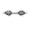 Disney The Lion King Simba Scar White Gold Bangle Close View DLSB230 400x