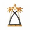 Let Us Adore Him (Black and Gold 7 Pcs Nativity Set) - Betlém