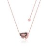Disney The Lion King Simba Rose Gold Necklace Front View DLRN210 400x