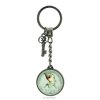 498ec01 santoro london mirabelle metal and glass key chain if only 011247533