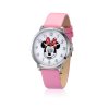 SPW008 Minnie Mouse Watch Pink Strap Front View