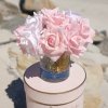 Côte Noire - Luxusní velká kytice růží - PINK MIX (GOLD)