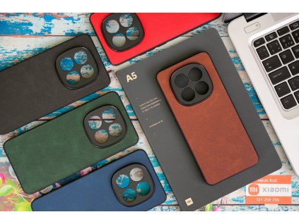 Pouzdro s koženkovými zády Redmi Note 14 Pro+5G