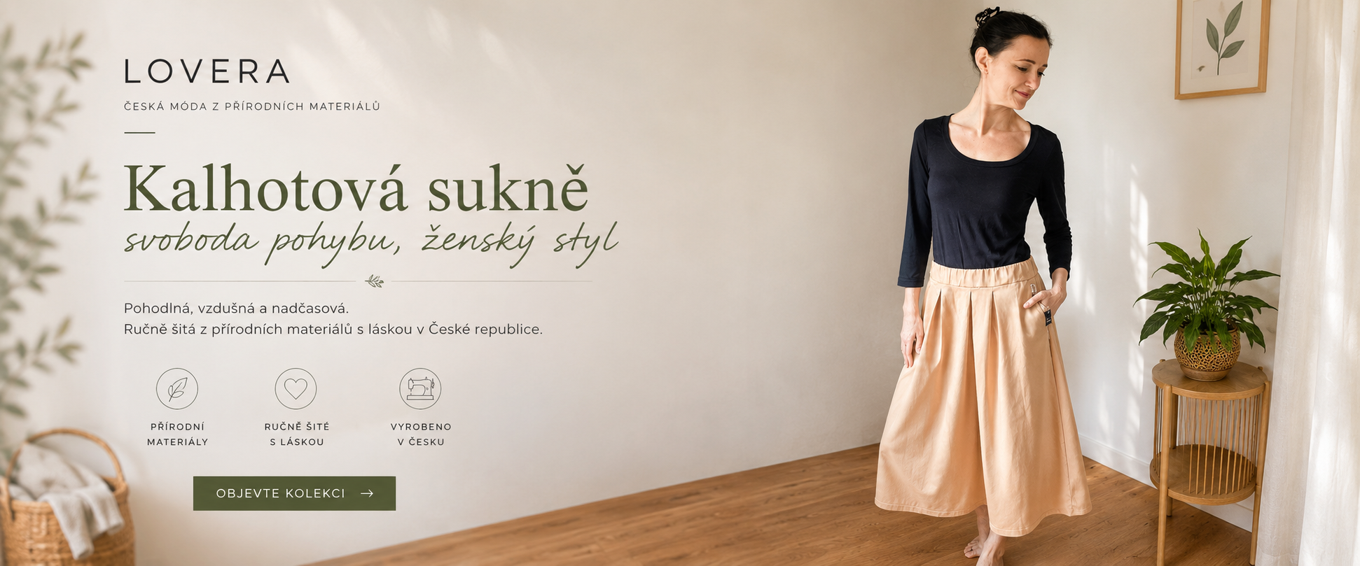 kalhotová sukně