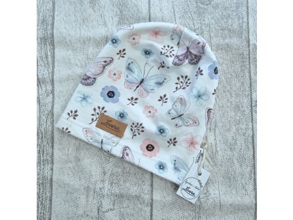 Dětská čepice Motýl