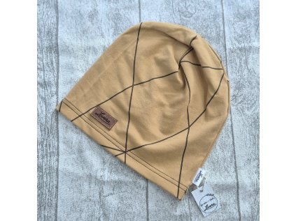 Dětská čepice Hořčicová