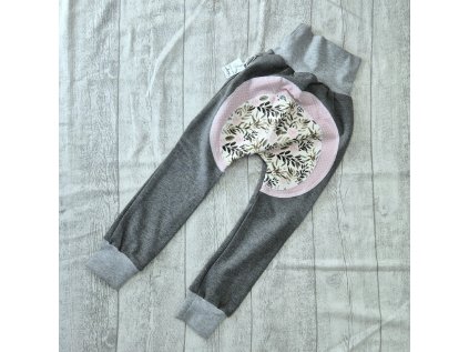 Dětské tepláky zadečky Růže