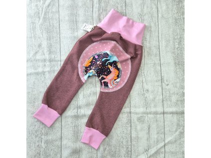 Dětské tepláky zadečky Jednorožci