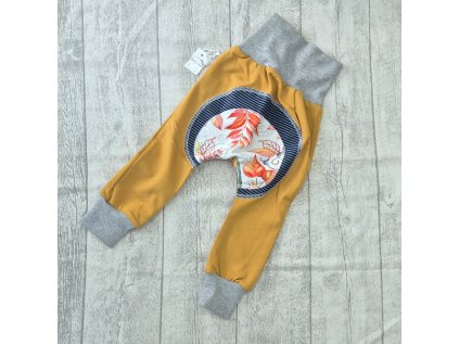 Dětské tepláky zadečky Jeřabiny 74/80