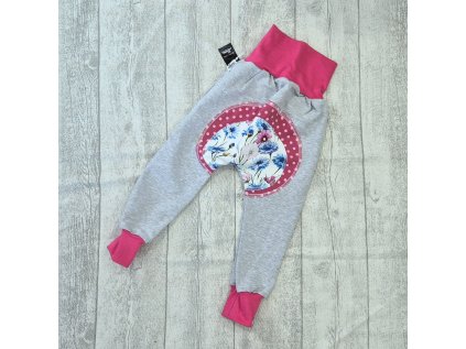 Dětské tepláky zadečky Chrpy