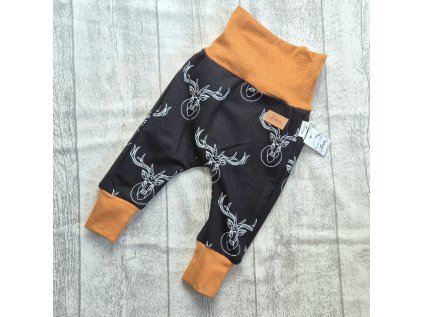 Dětské tepláky Jeleni černí