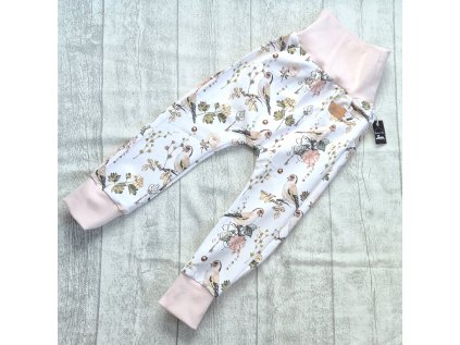 Dětské tepláky Jemní ptáčci