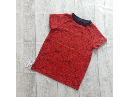 Dámské tričko kaštanové listy