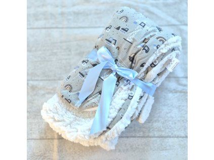 1298 detska tepla deka traktory