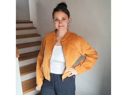Dámská bunda Mateřídouška Hořčice