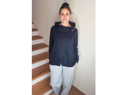 Kabátek Borůvka prošev černá