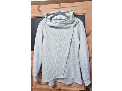 Kabátek Borůvka prošev mint melír