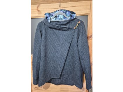 Kabátek Borůvka prošev modrý melír