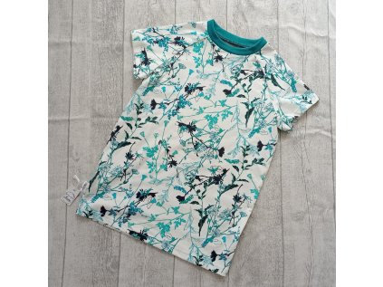 Dětské tričko kvetiny