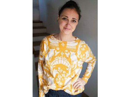 Tričko/mikina Bazalka Bio úplet zvířata