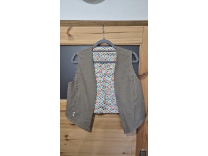 Dámská vesta Plicník béžová 2