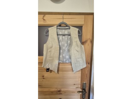 Dámská vesta Plicník světle béžová