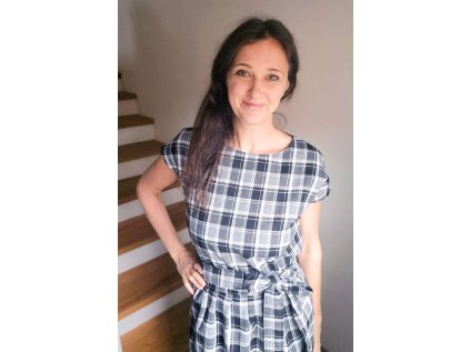 Šaty Sedmikráska flanelové šedé