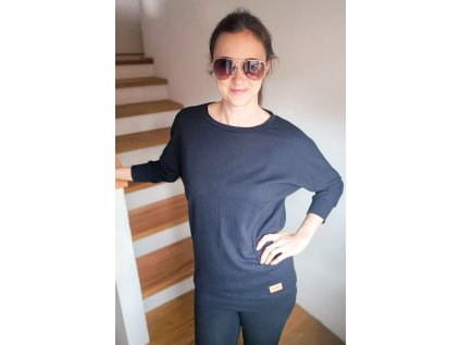 Dámské tričko Kontryhel prošev černé