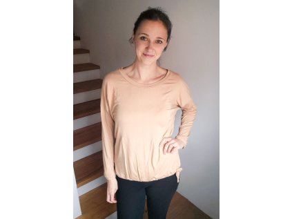 Dámské tričko Andělika lyocell béžové