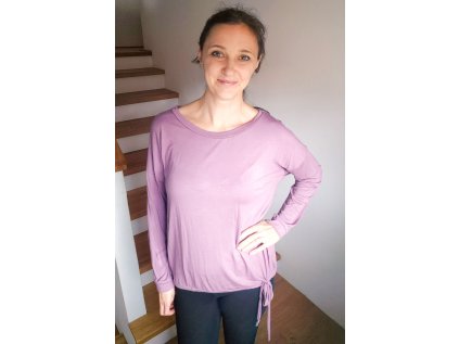Tričko Andělika lyocell fialové