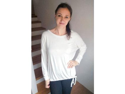 Tričko Andělika lyocell smetanové