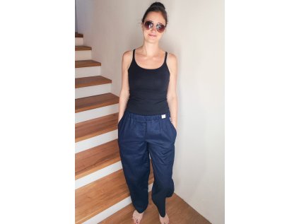 Kalhoty Jitrocel modré