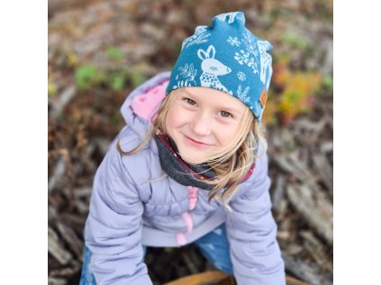 Merino čepice zvířátka