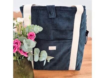 Designová taška Vak petrolejová