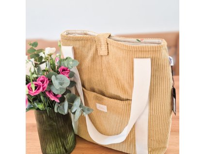 Dámská designová taška Vak hořčicová