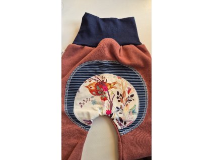 Dětské tepláky rezavé 86/92