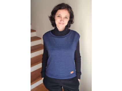 Dámská vesta Divizna modrá