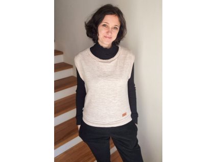 Dámská vesta Divizna smetanová