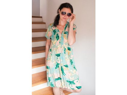 Dámské šaty Hvozdík zelené