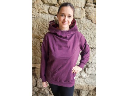 Dámská mikina Máta fialová