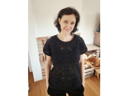 Tričko Růže černé