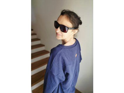 Dámská mikina Andělika BIO bavlna tm.modrá