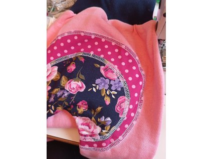 Dětské tepláky světle růžová Růže