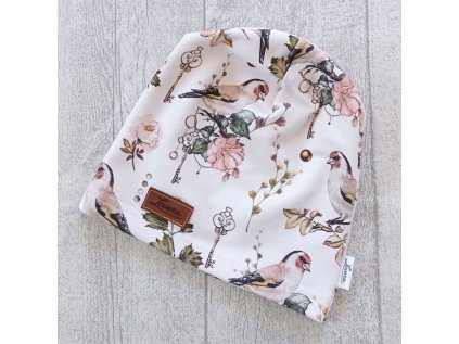 Dětská čepice Zahrada