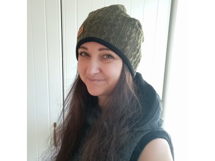 Čepice Khaki vzor 42-48 cm